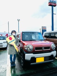 Ｋ様　ハスラーご納車おめでとうございます！